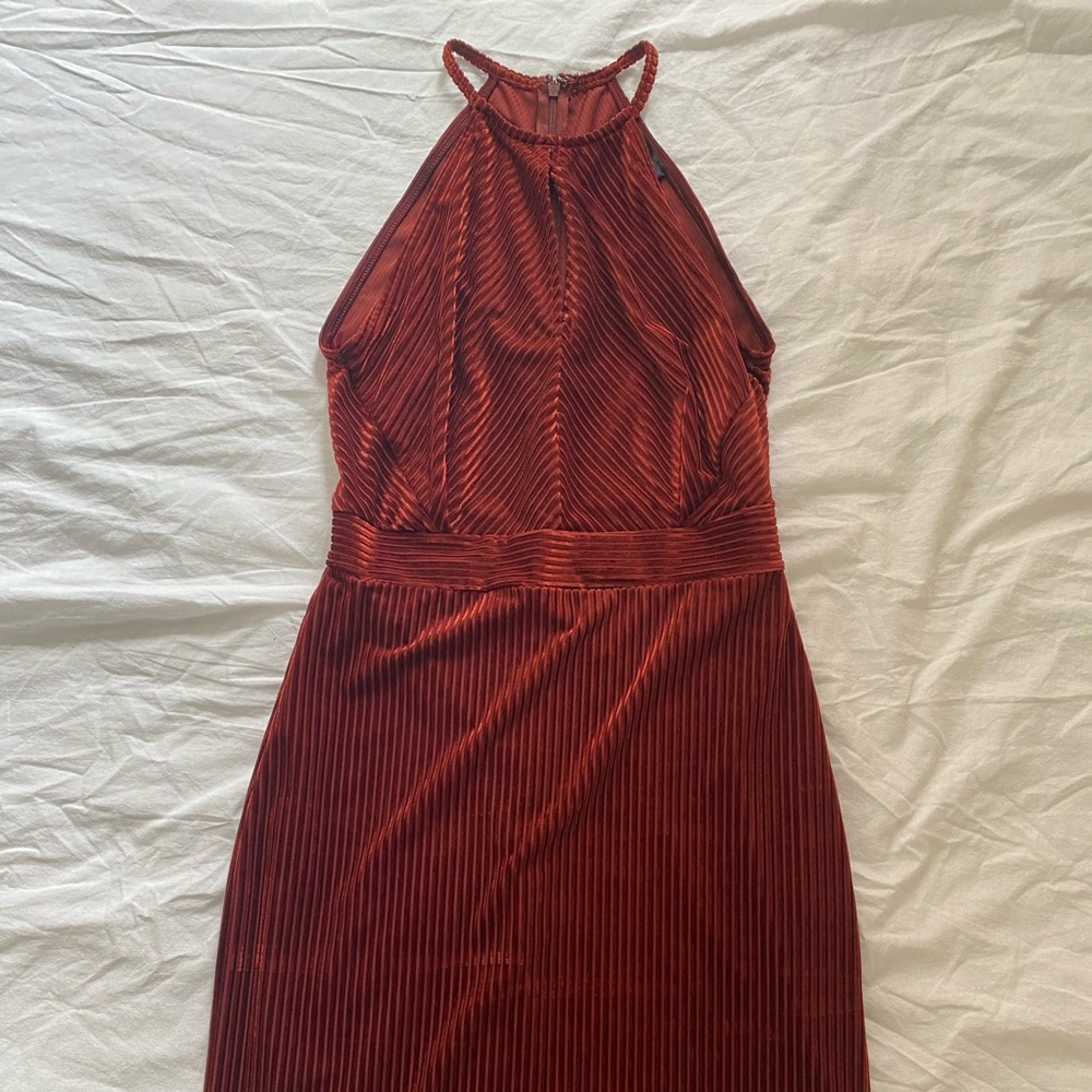 dynamite mid length halter dress